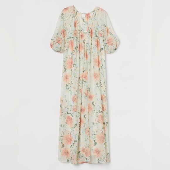 H&M Long V-neck Dress New - Picture 5 of 6